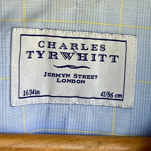 Charles Tyrwhitt Light Blue Button Up Shirt - Picture 2 of 5
